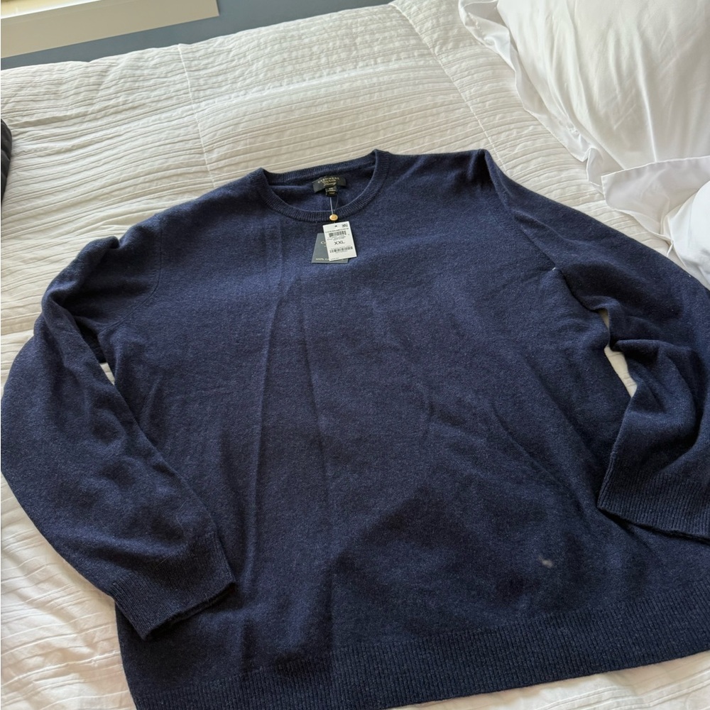 Club Room Men's Navy Crewneck Sweater NEW!